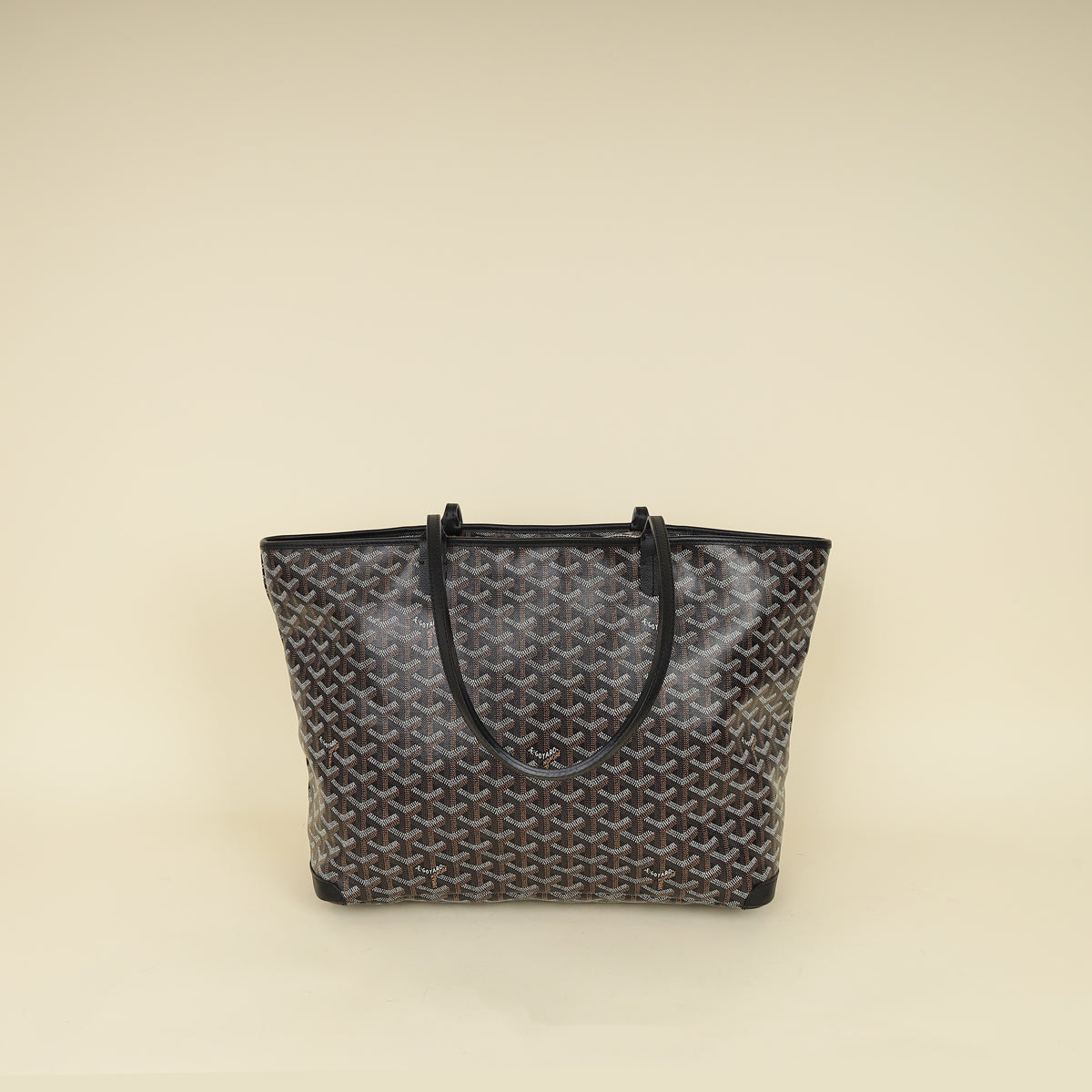 Goyard Black Goyardine Artois MM Bag
