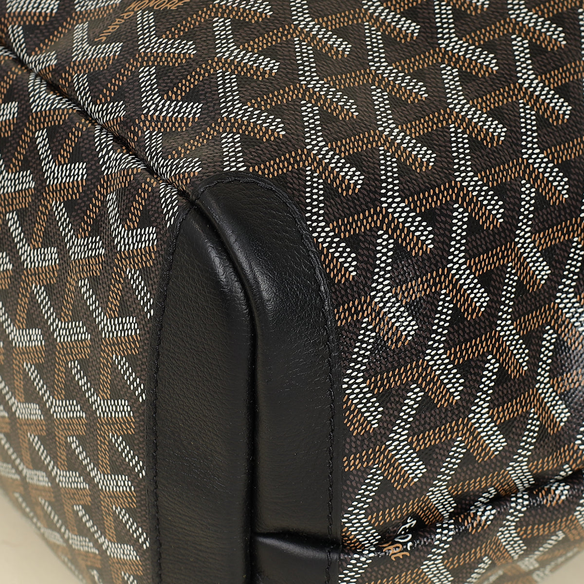Goyard Black Goyardine Artois MM Bag