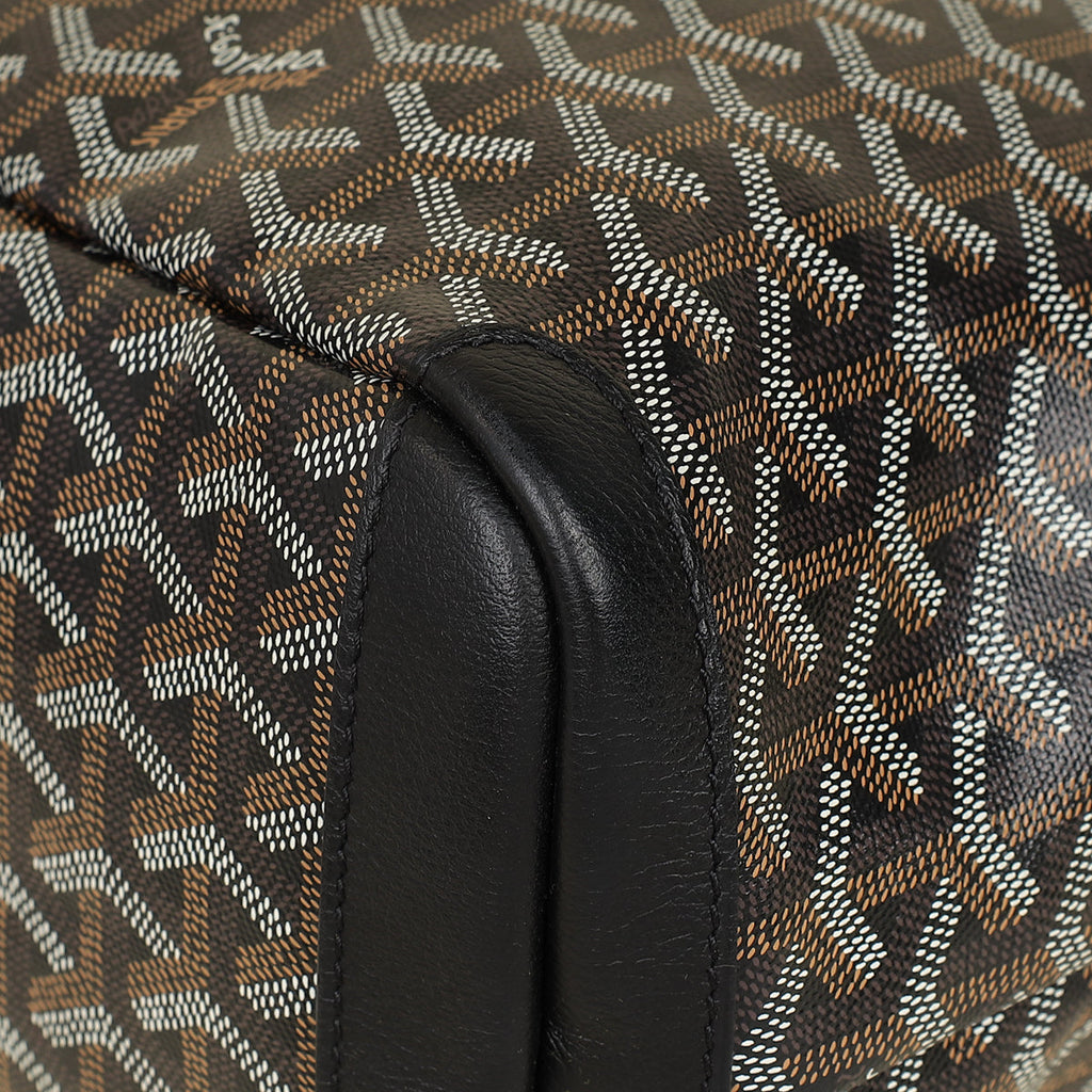 Goyard Black Goyardine Artois MM Bag
