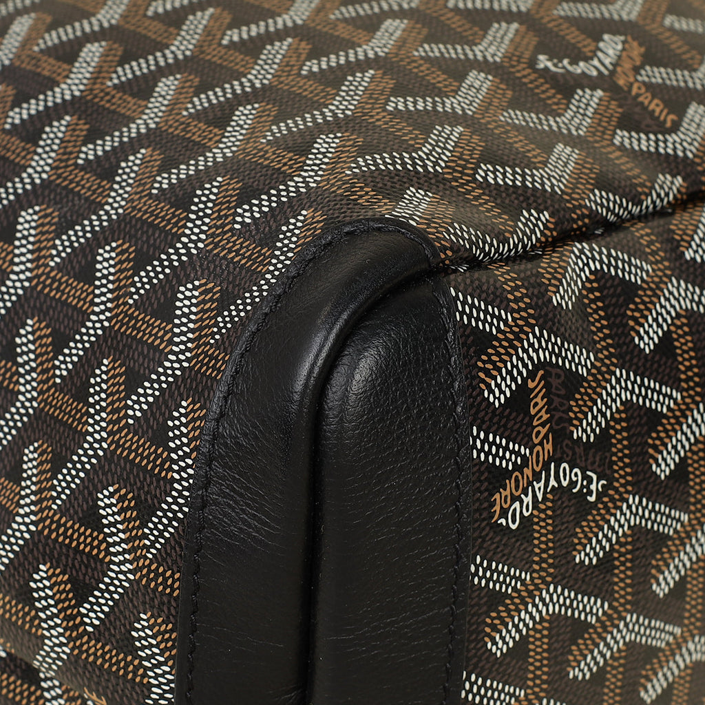Goyard Black Goyardine Artois MM Bag