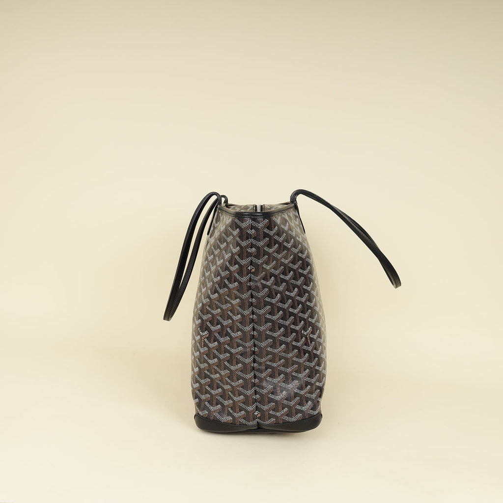 Goyard Black Goyardine Artois MM Bag