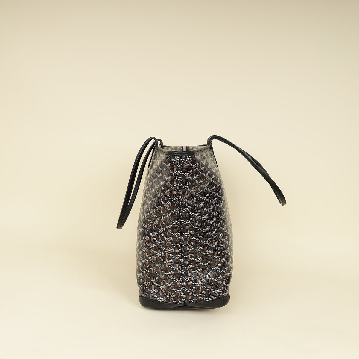 Goyard Black Goyardine Artois MM Bag