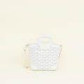 Goyard White Goyardine Beluga Mini Bag