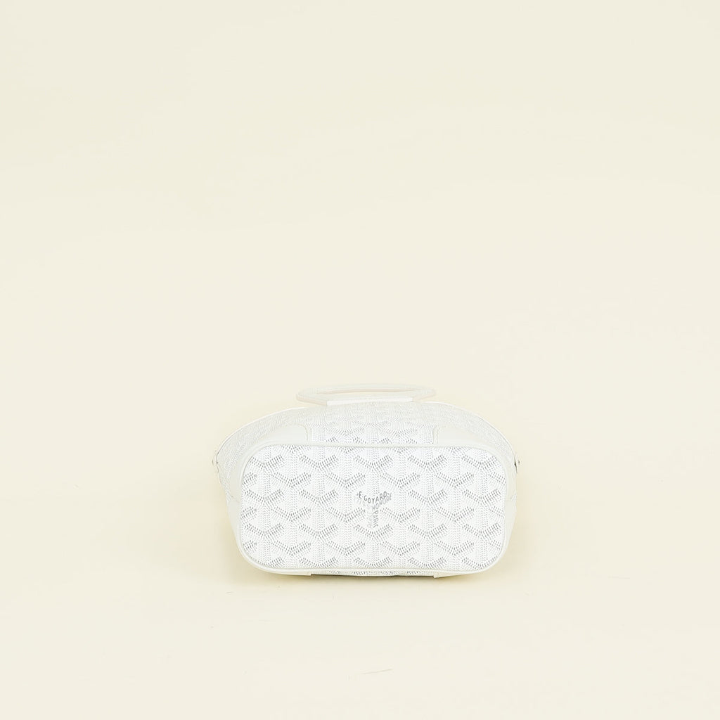 Goyard White Goyardine Beluga Mini Bag