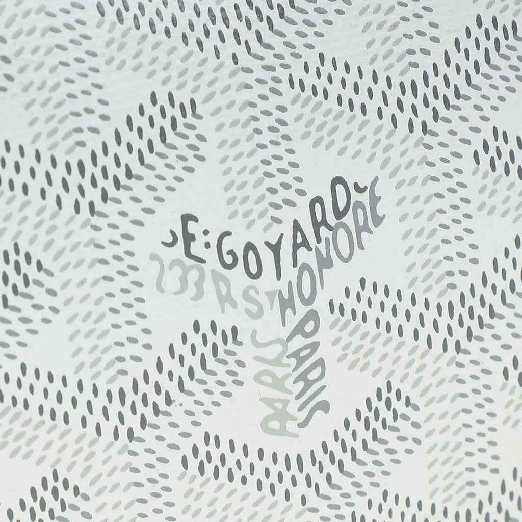 Goyard White Goyardine Beluga Mini Bag