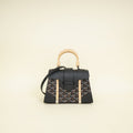 Goyard Black Saigon Mini Structure Bag