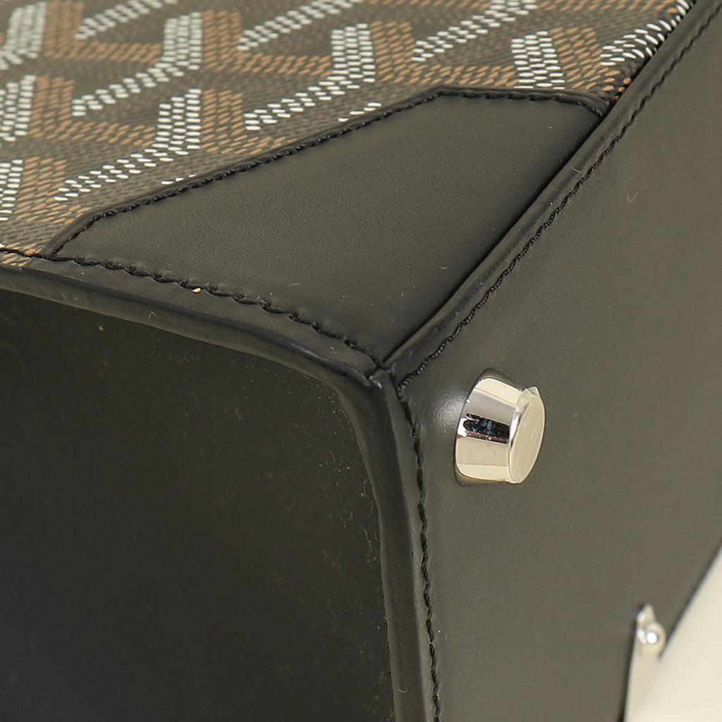 Goyard Black Saigon Mini Structure Bag