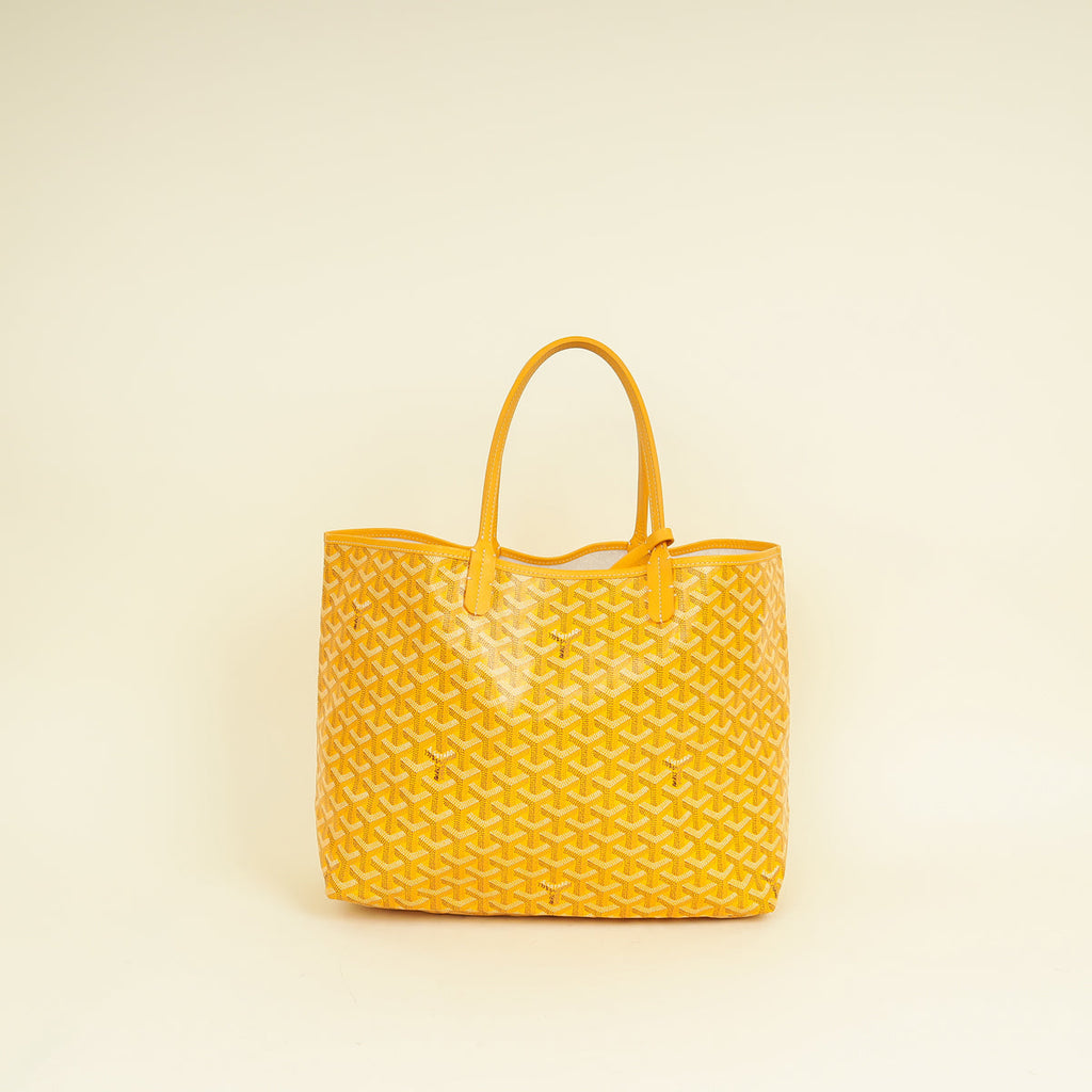 Goyard Yellow Goyardine Saint Louis PM Bag