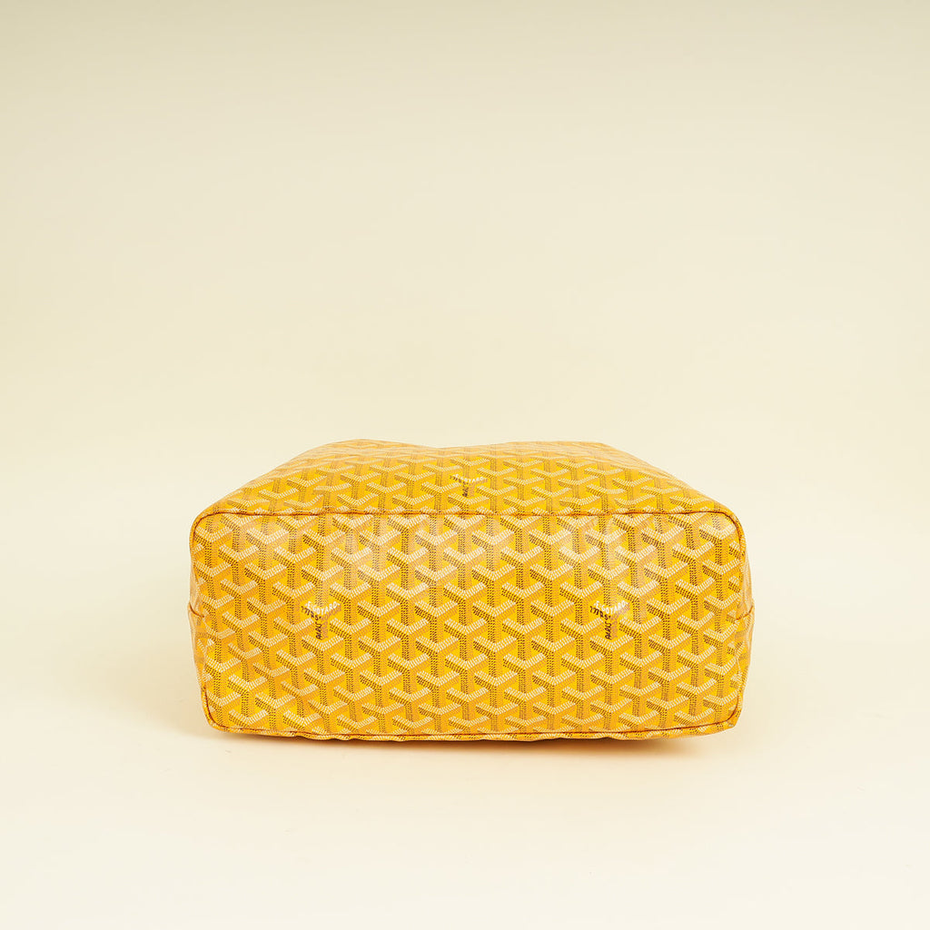 Goyard Yellow Goyardine Saint Louis PM Bag