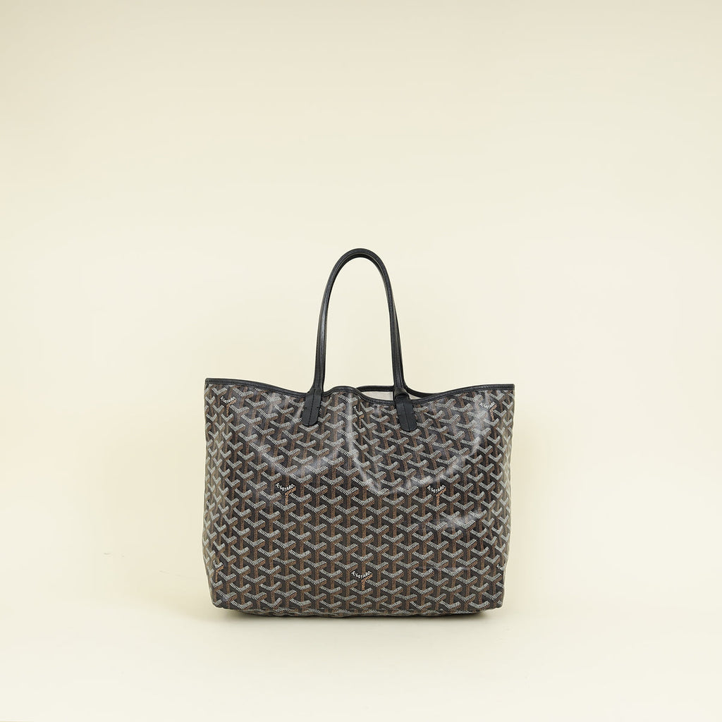 Goyard Black Goyardine Saint Louis PM Bag