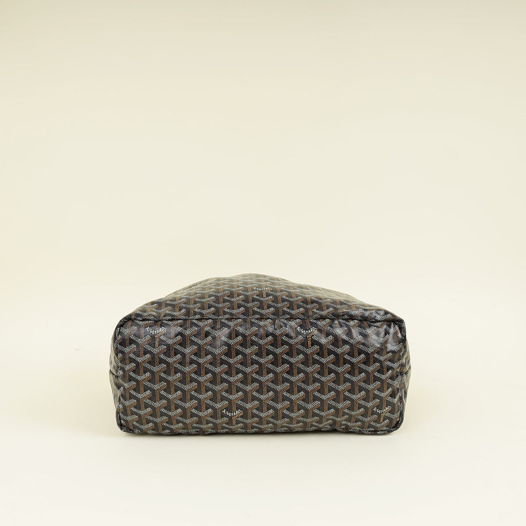 Goyard Black Goyardine Saint Louis PM Bag
