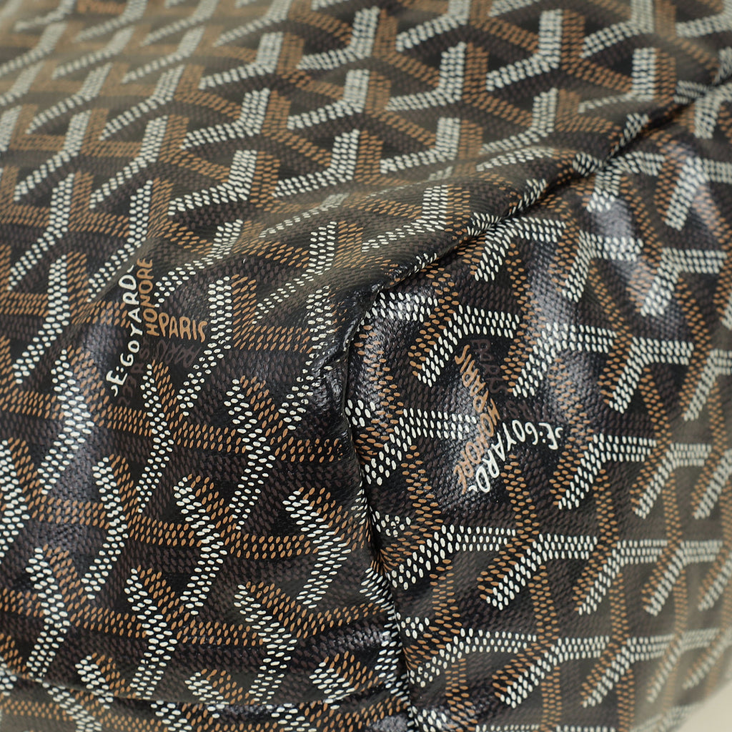 Goyard Black Goyardine Saint Louis PM Bag