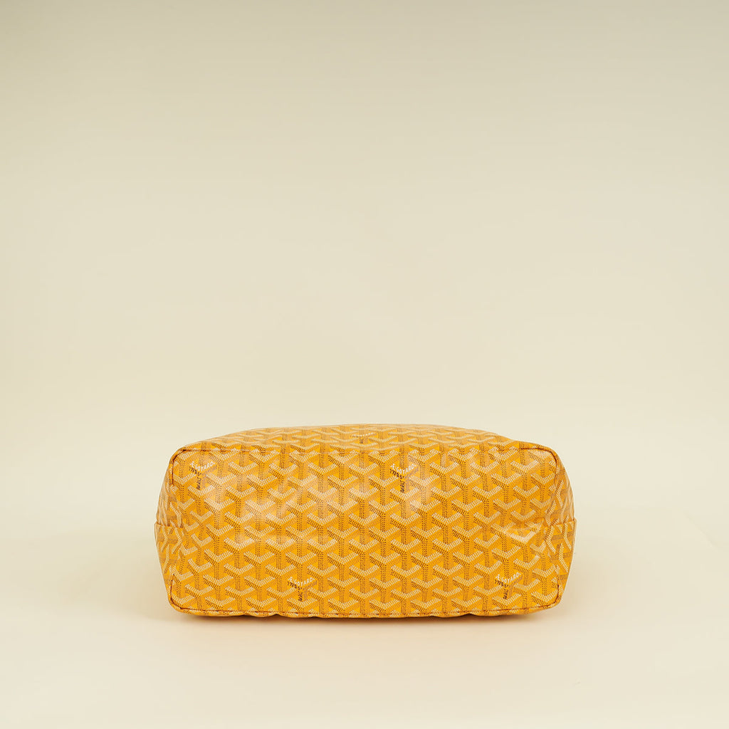 Goyard Yellow Goyardine Saint Louis PM Bag