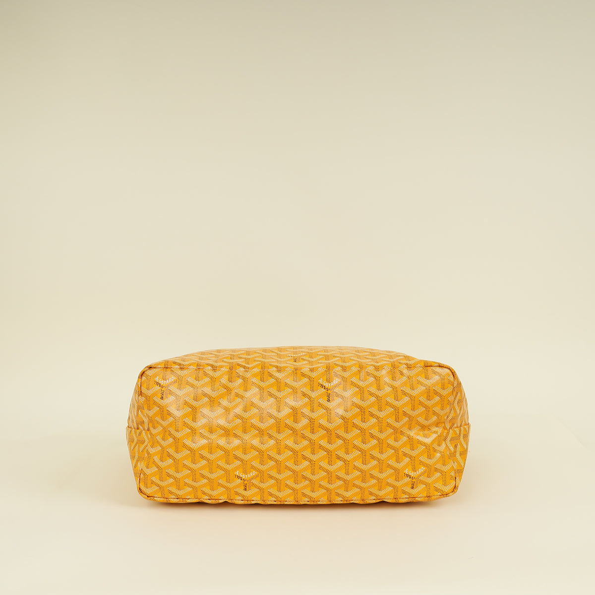 Goyard Yellow Goyardine Saint Louis PM Bag