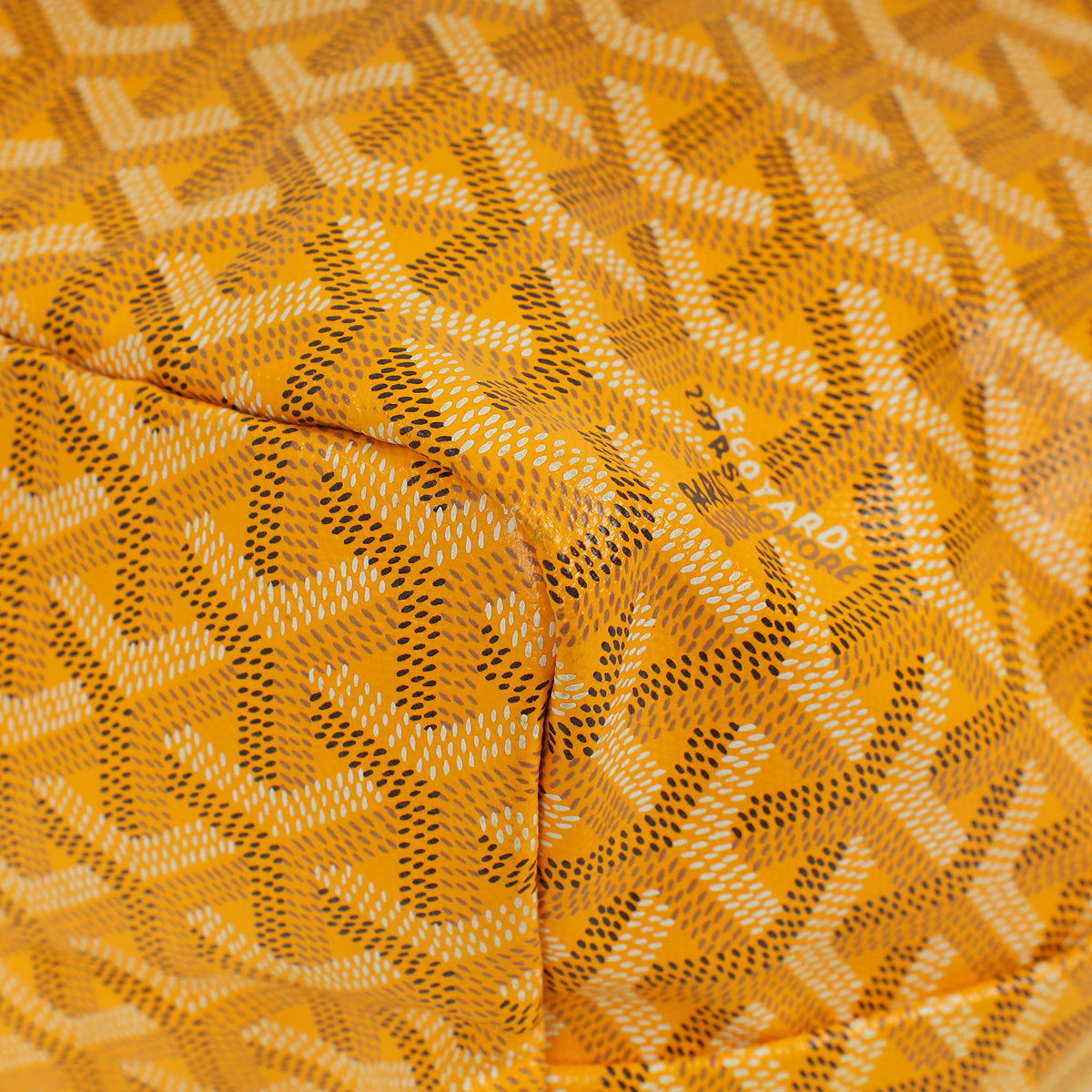Goyard Yellow Goyardine Saint Louis PM Bag