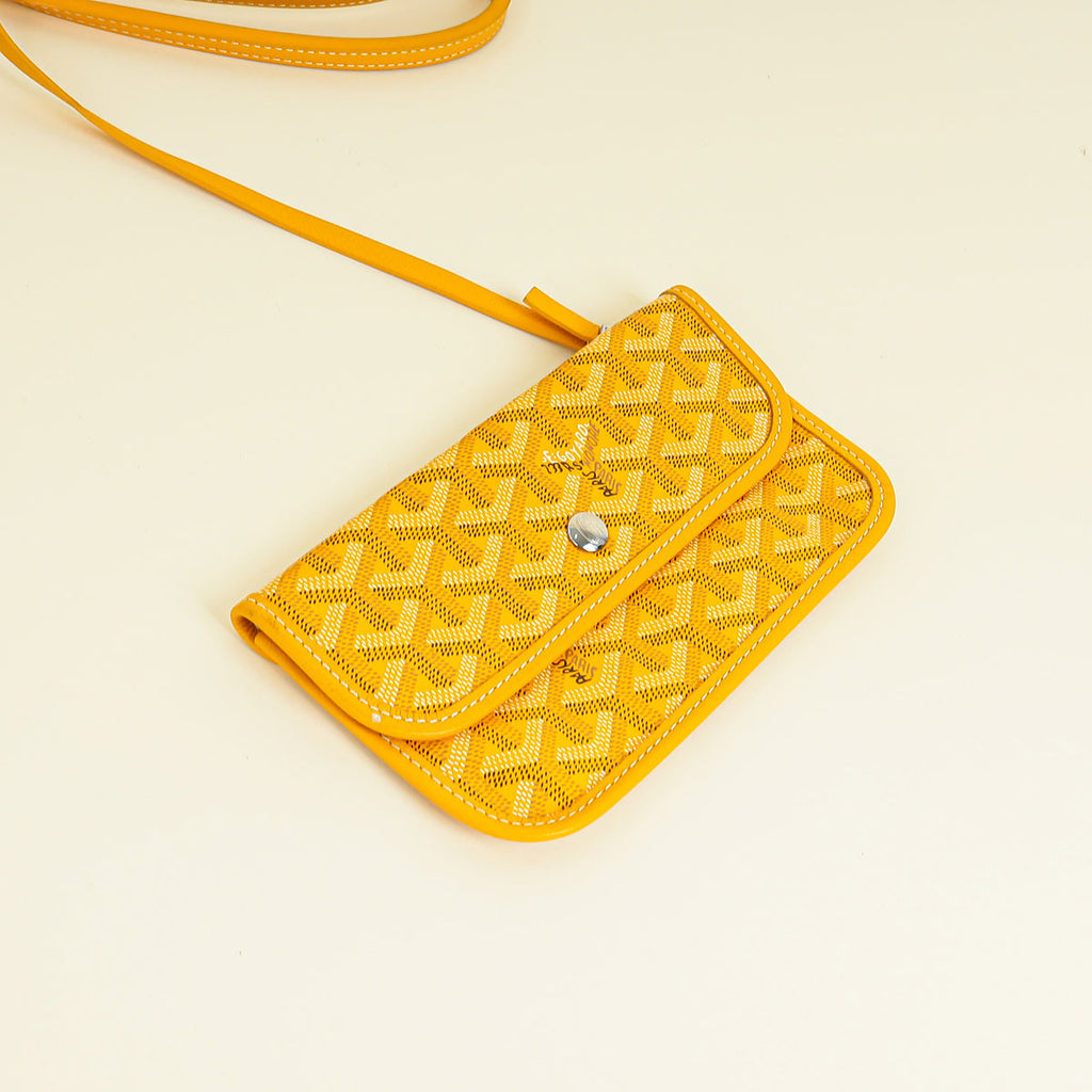 Goyard Yellow Goyardine Saint Louis PM Bag