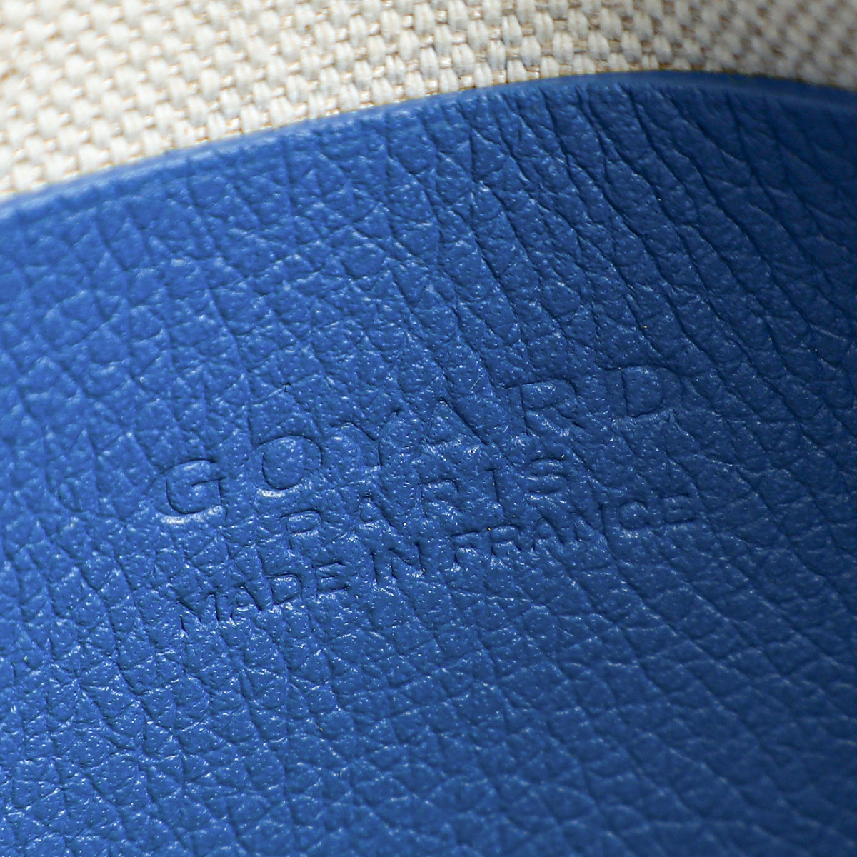 Goyard Blue Goyardine Plumet Pouch-Wallet