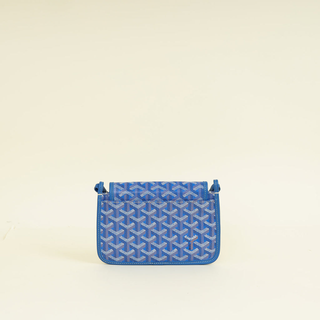Goyard Blue Goyardine Plumet Pouch-Wallet