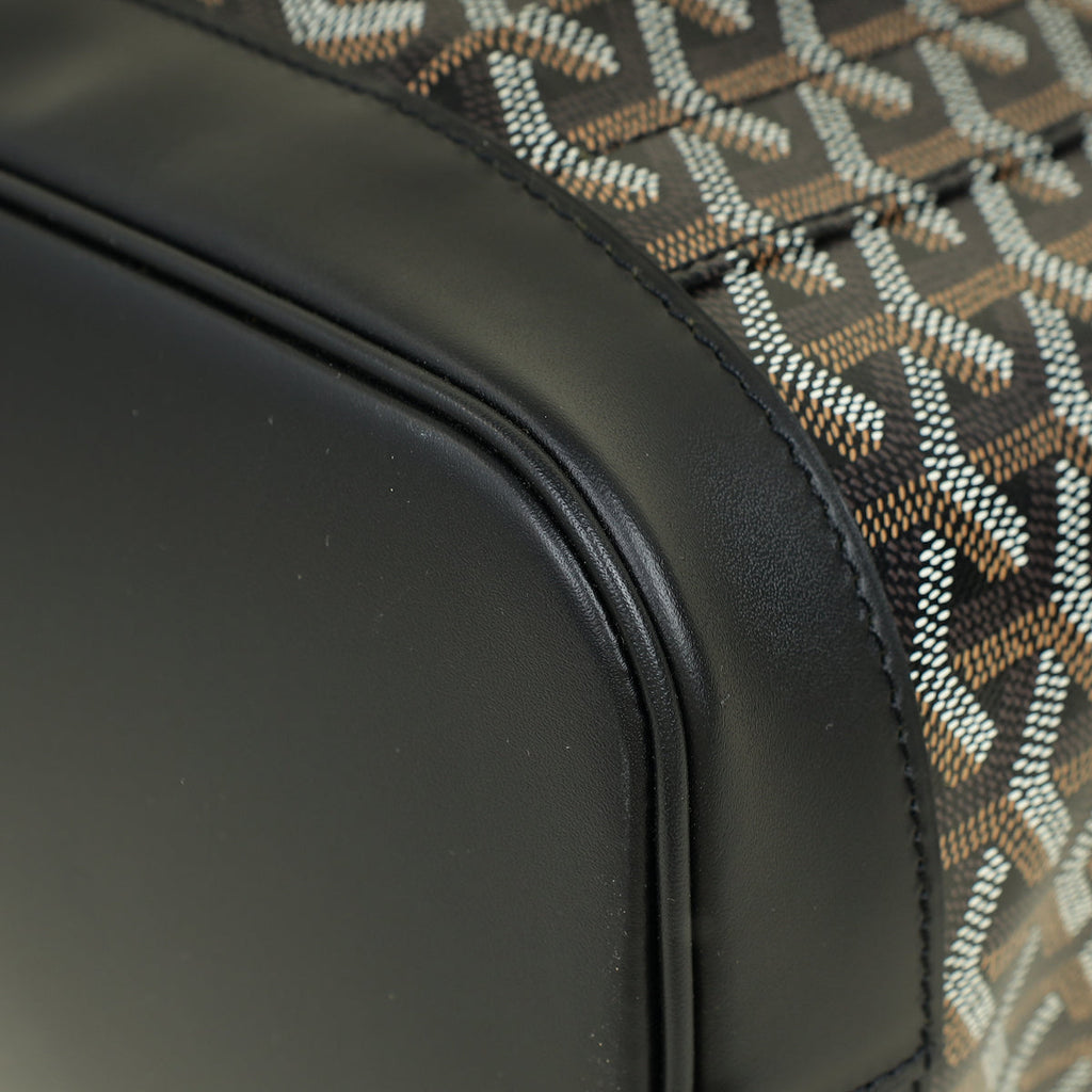 Goyard Black Goyardine Alpin MM Backpack Bag