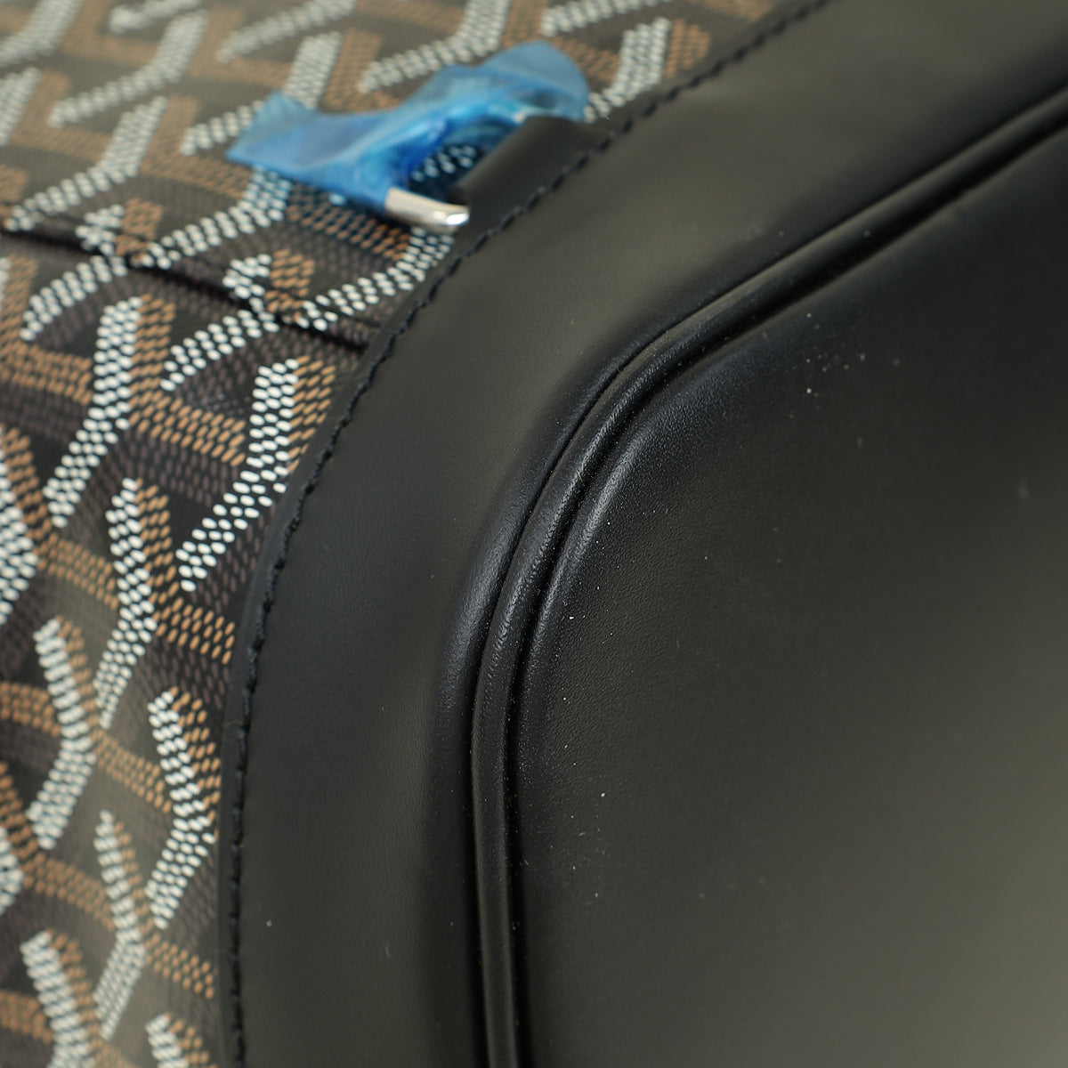 Goyard Black Goyardine Alpin MM Backpack Bag