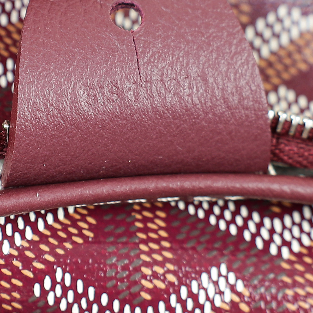 Goyard Burgundy Goyardine Artois PM Bag