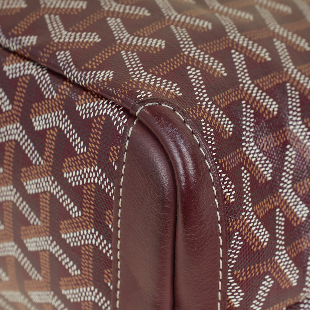 Goyard Burgundy Goyardine Artois PM Bag