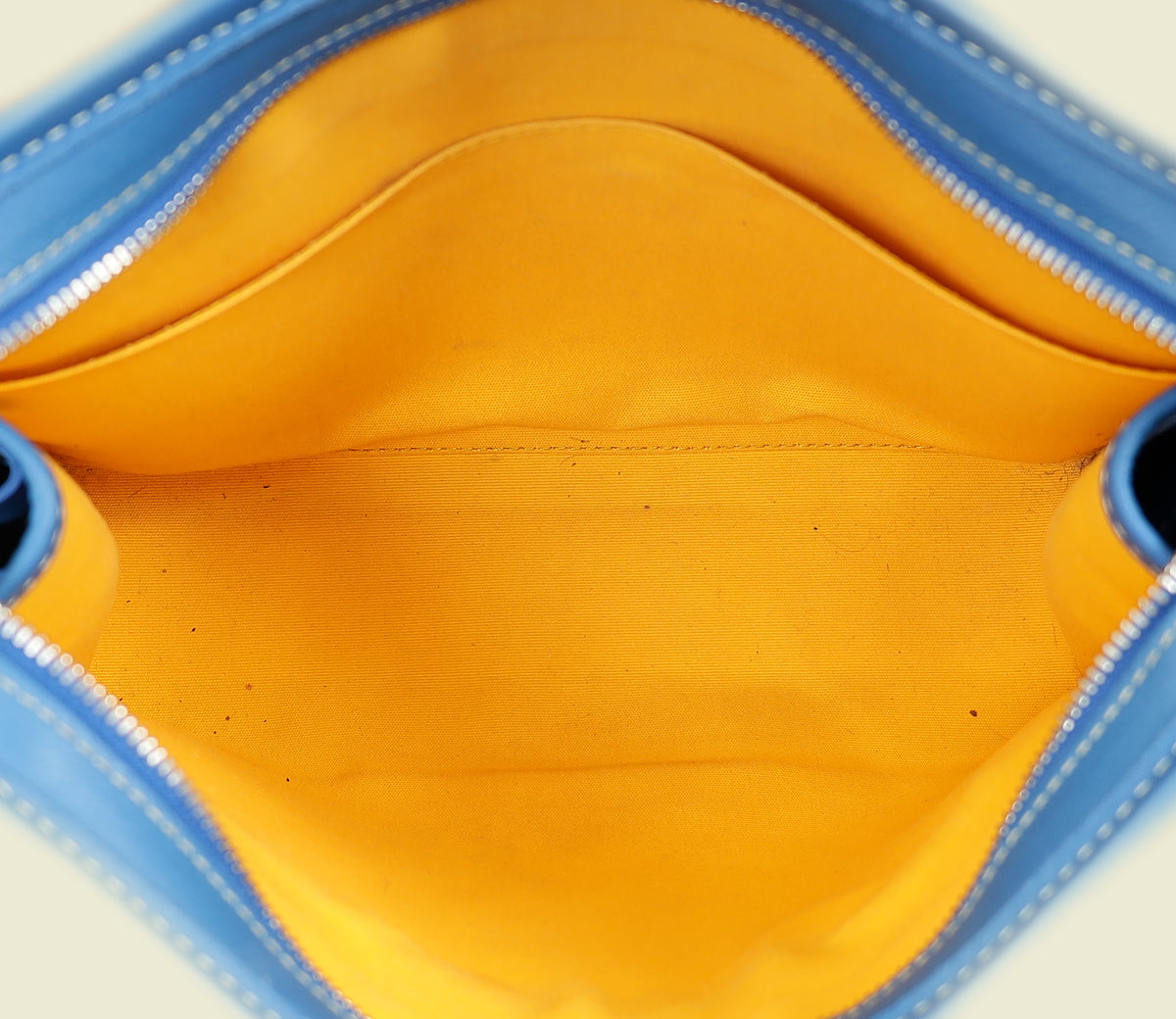 Goyard Blue Goyardine Jouvence MM Pouch