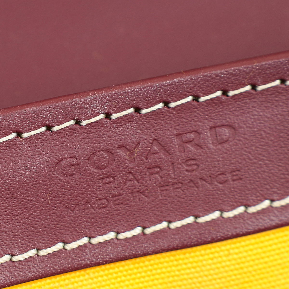 Goyard Burgundy Goyardine Saigon PM Bag
