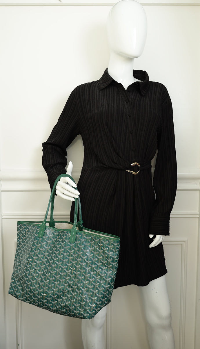 Goyard Green Goyardine Saint Louis PM Bag