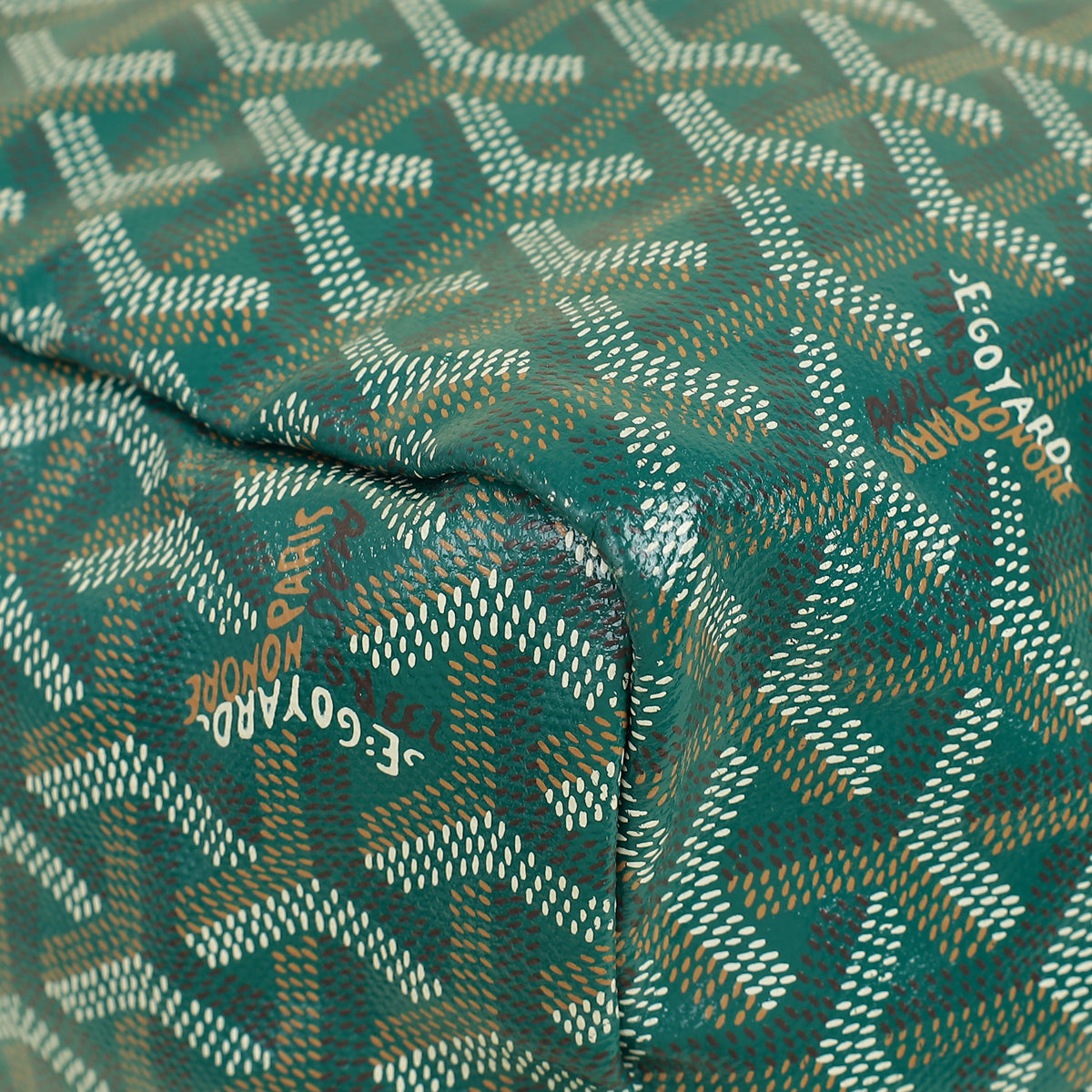 Goyard Green Goyardine Saint Louis PM Bag