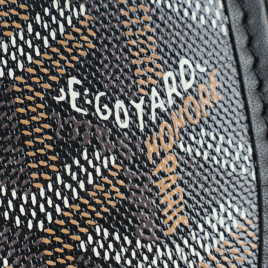 Goyard Black Goyardine Belvedere PM Messenger Bag