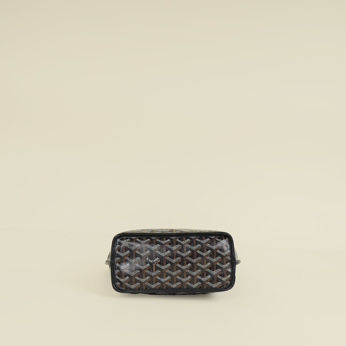 Goyard Black Goyardine Mini Anjou Reversible Bag