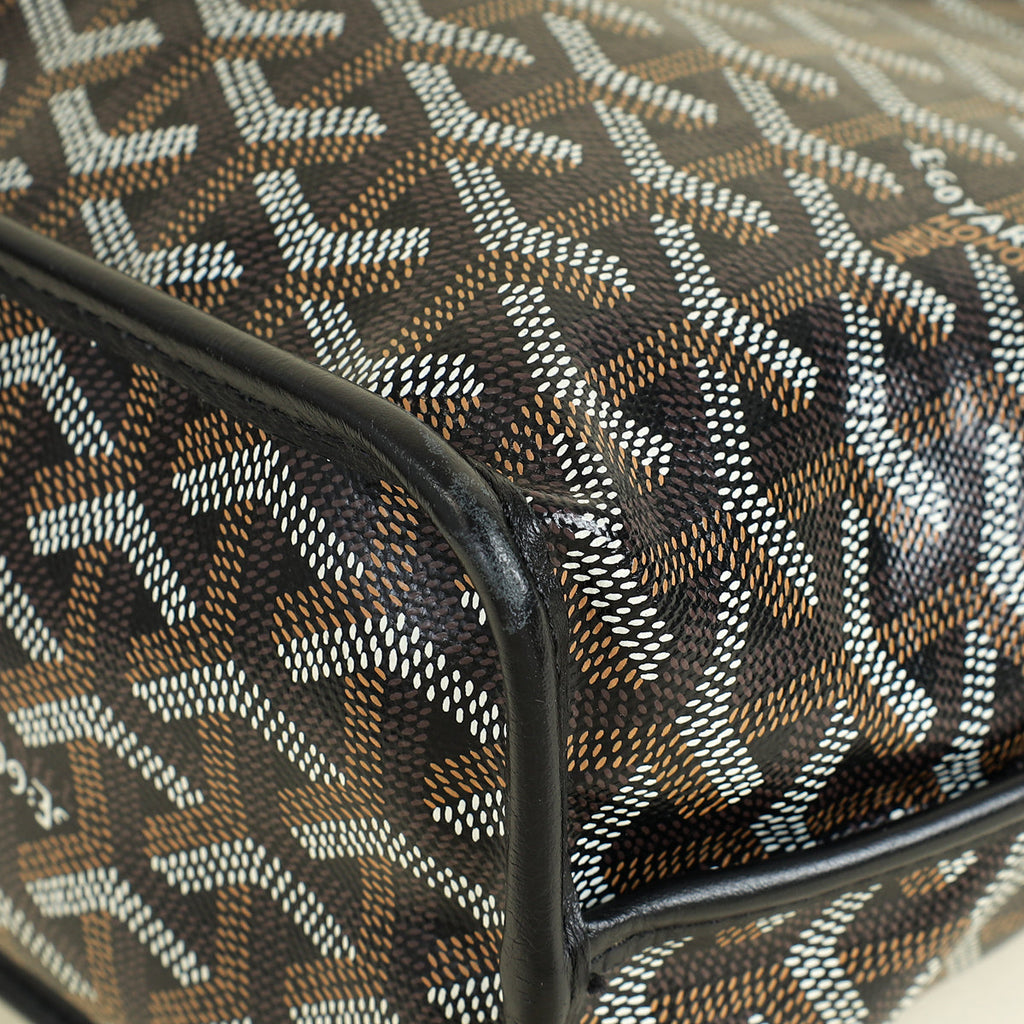 Goyard Black Goyardine Mini Anjou Reversible Bag