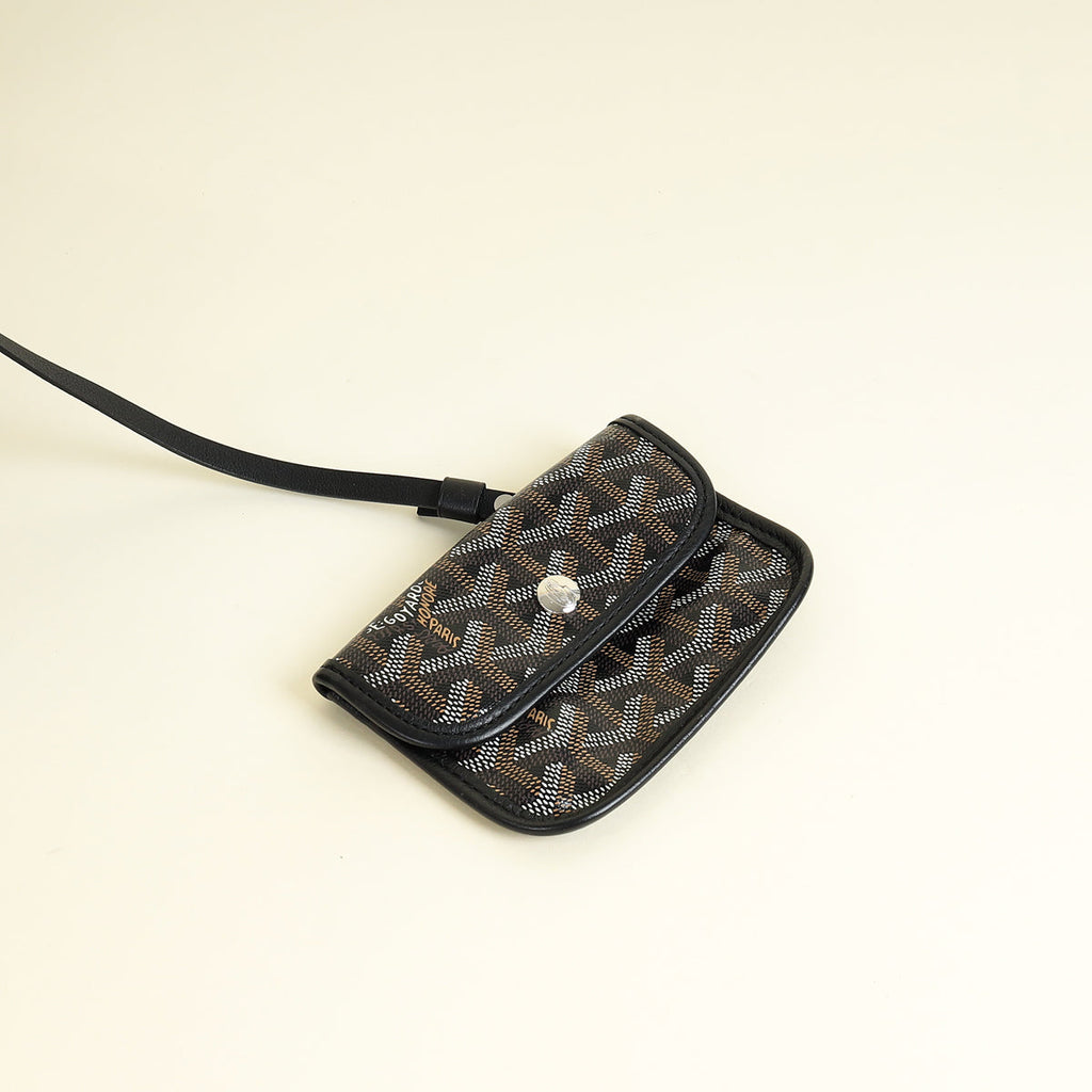 Goyard Black Goyardine Mini Anjou Reversible Bag