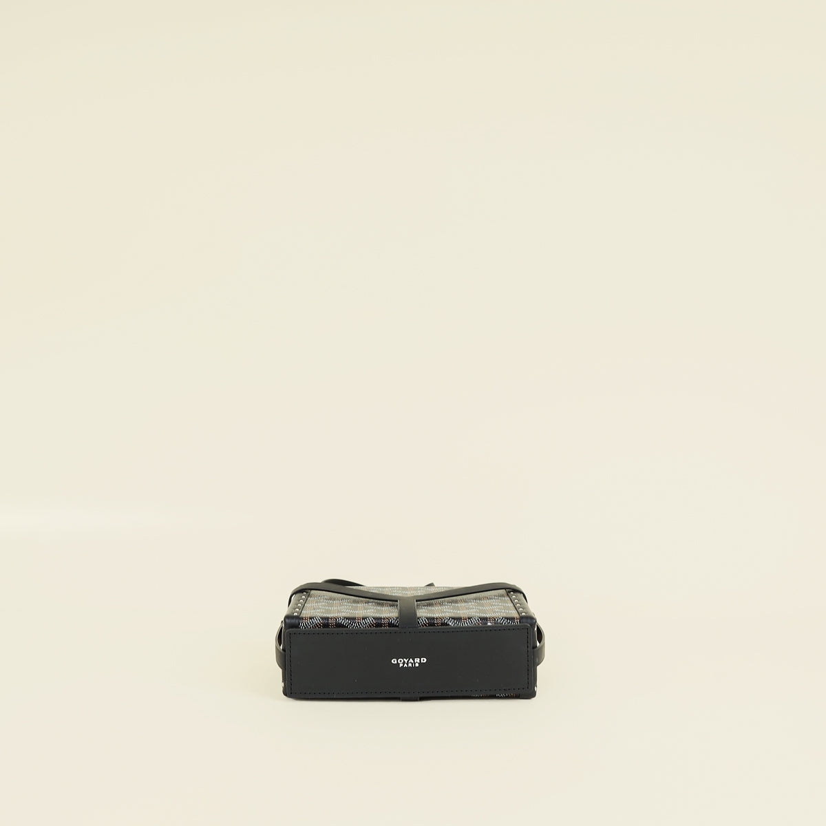 Goyard Black Goyardine Minaudiere Trunk Bag