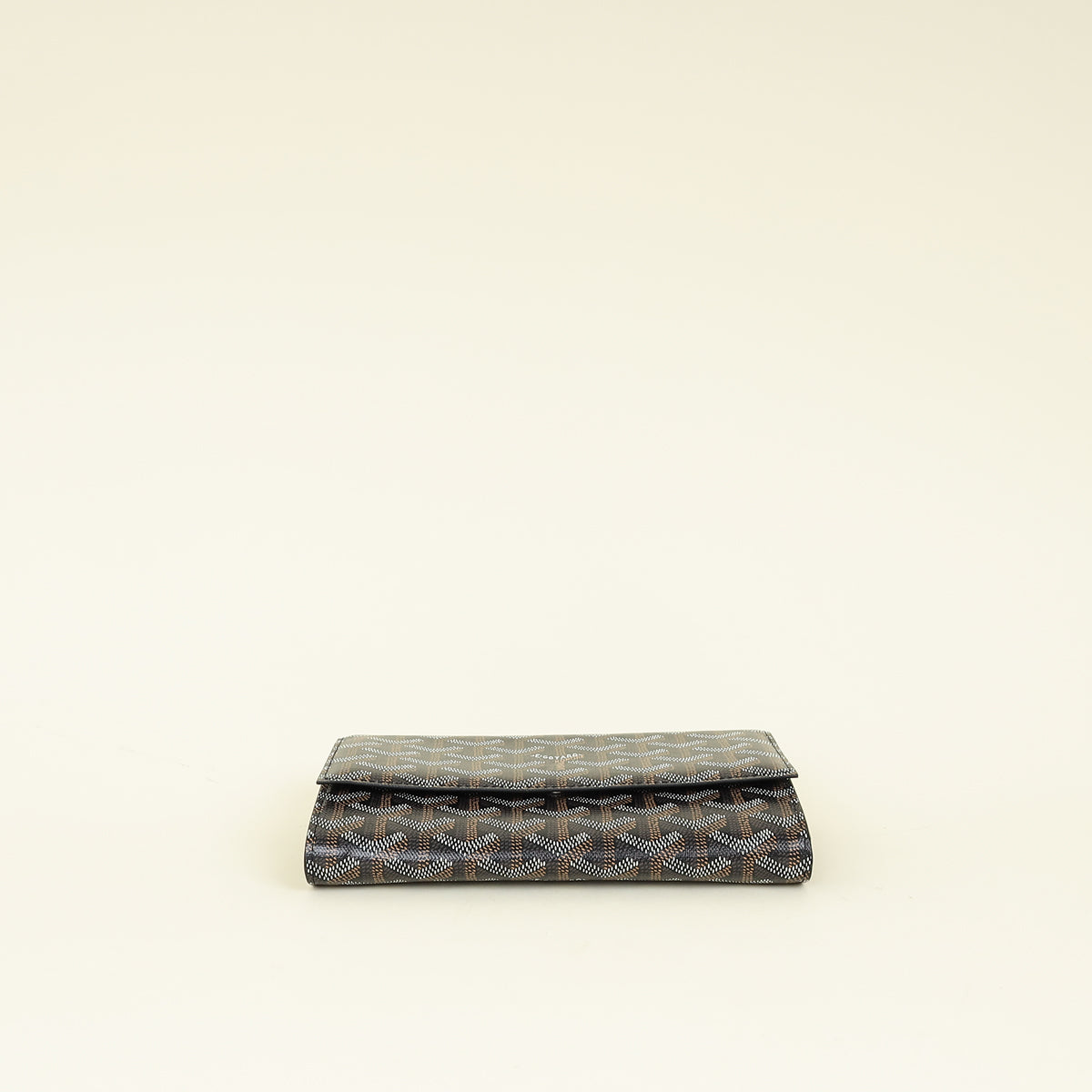 Goyard Black Goyardine Varenne Continental Wallet W/ Strap