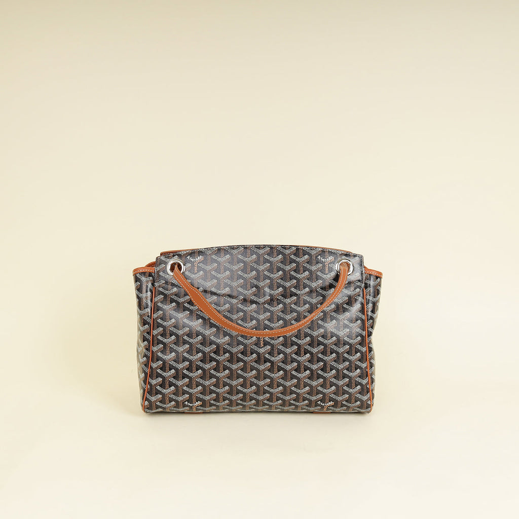 Goyard Bicolor Goyardine Sac Rouette Souple PM Bag