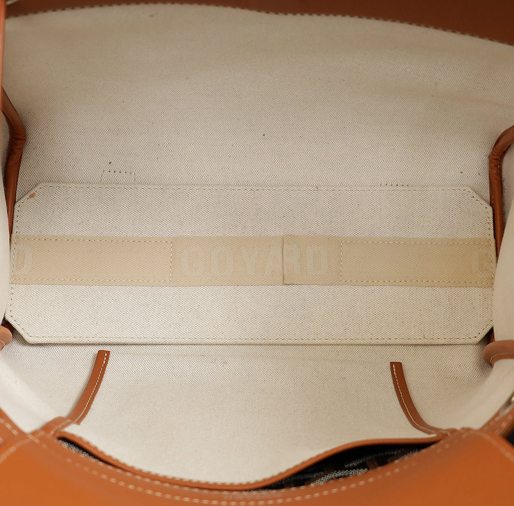 Goyard Bicolor Goyardine Sac Rouette Souple PM Bag