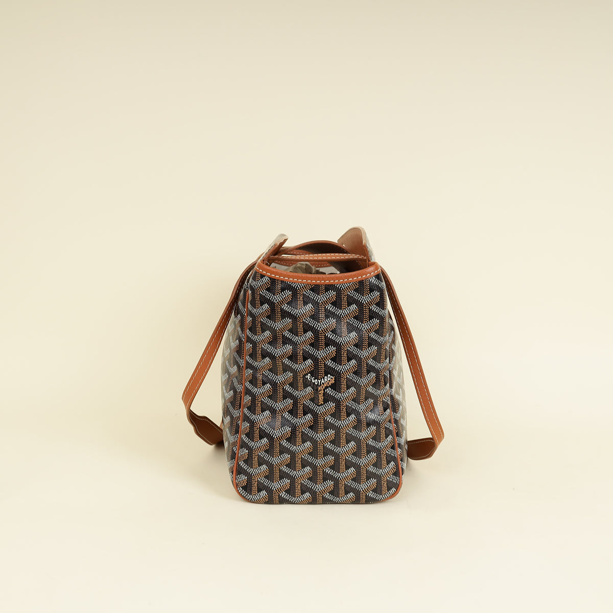 Goyard Bicolor Goyardine Sac Rouette Souple PM Bag