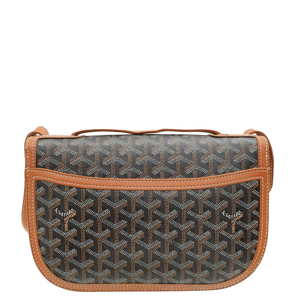 Goyard Bicolor Goyardine 233 PM Flap Bag