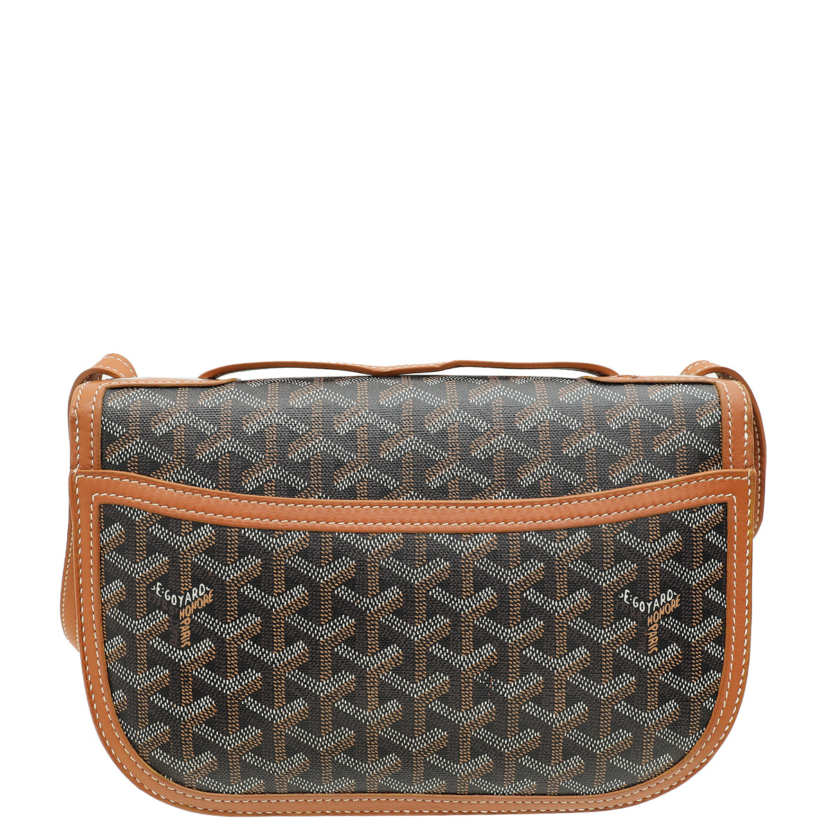 Goyard Bicolor Goyardine 233 PM Flap Bag