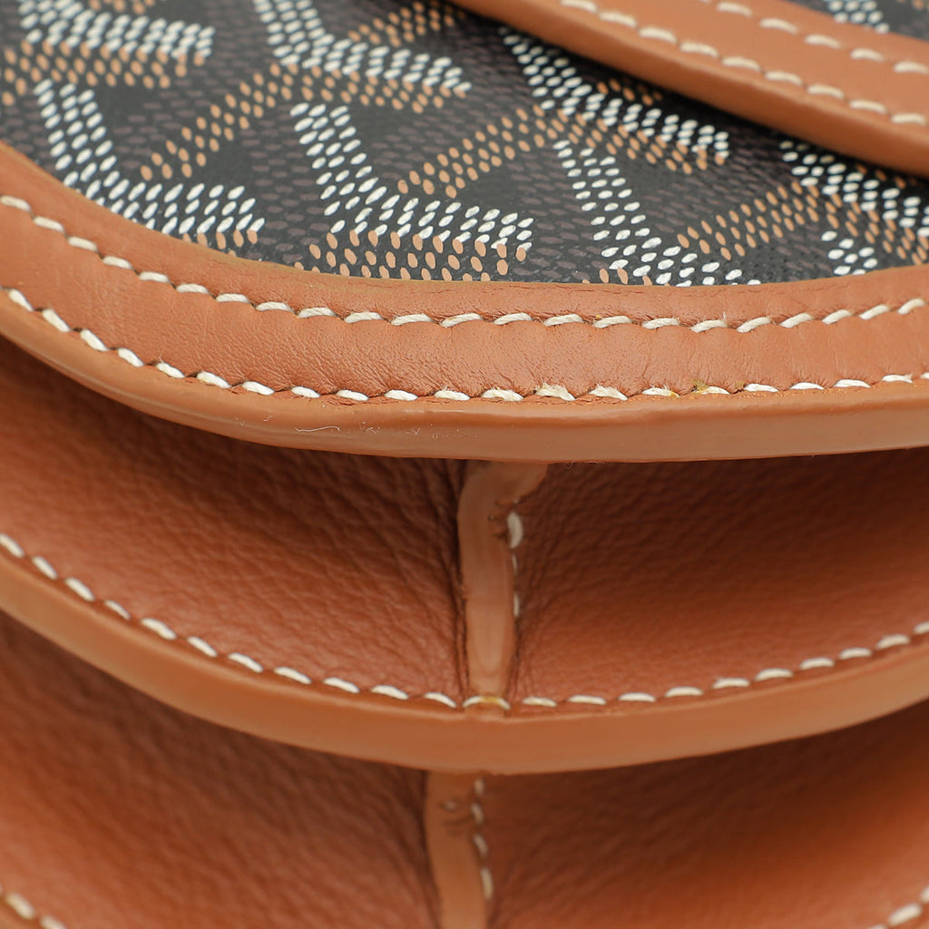 Goyard Bicolor Goyardine 233 PM Flap Bag