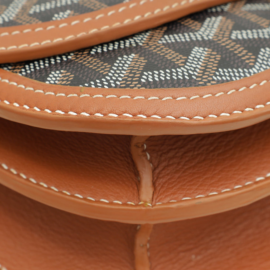 Goyard Bicolor Goyardine 233 PM Flap Bag