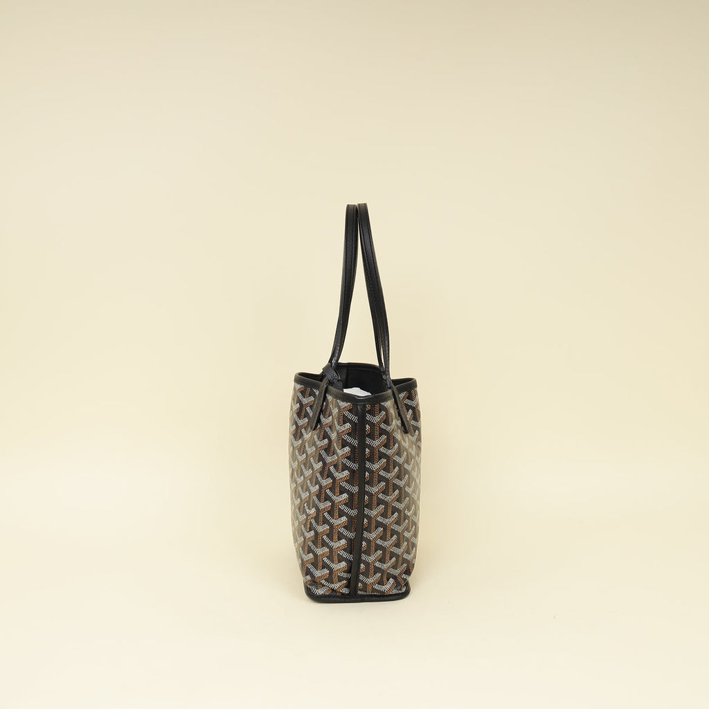 Goyard Black Mini Reversible Mini Anjou Bag