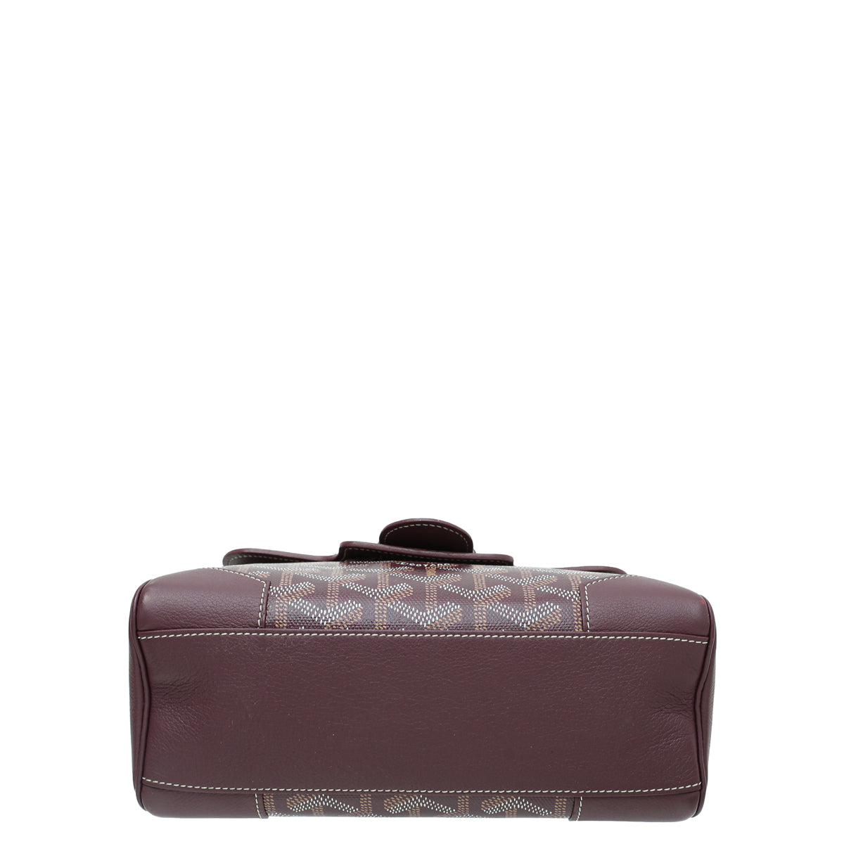 Goyard Burgundy Goyardine Saigon Souple Mini Bag