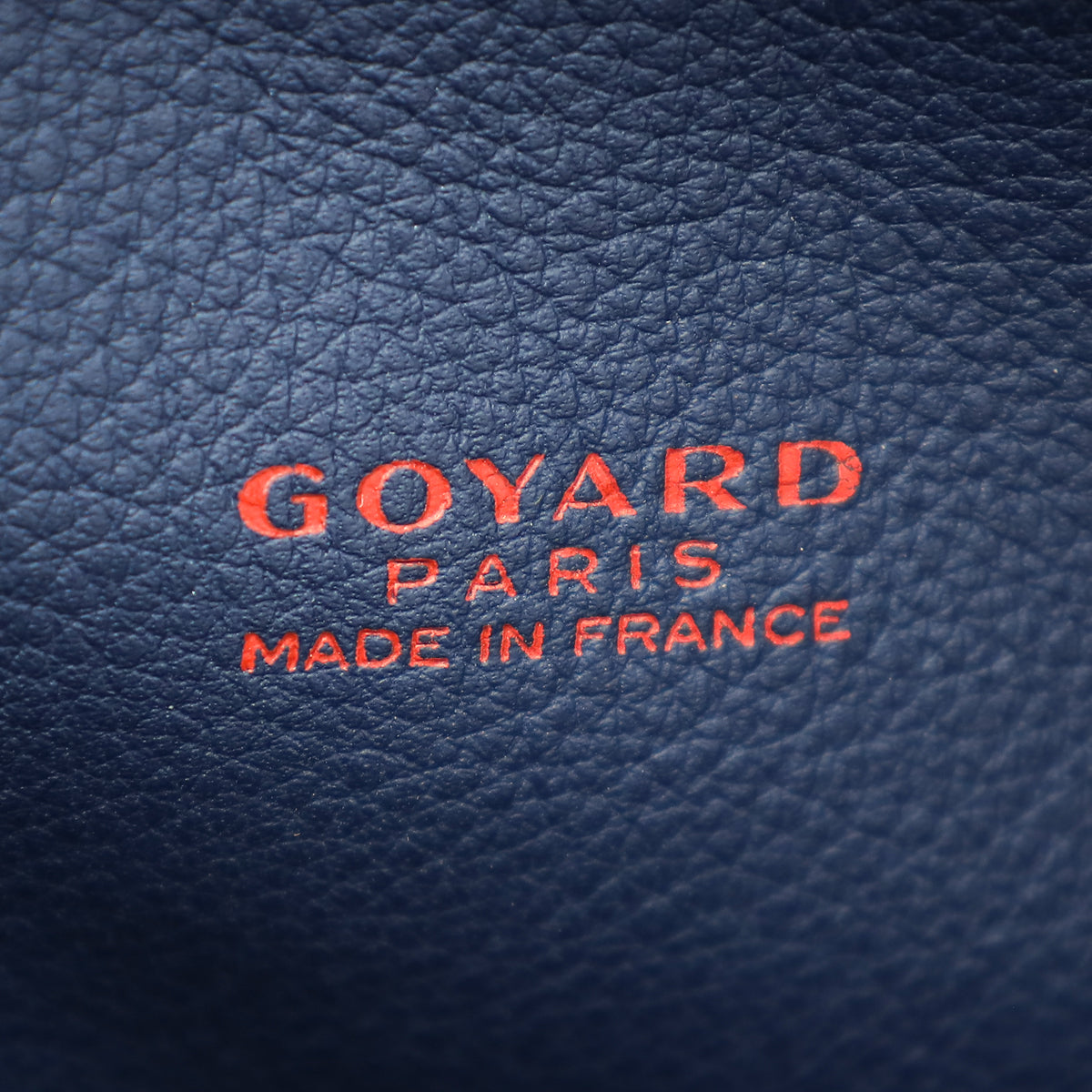 Goyard Navy Reversible Anjou Mini Bag