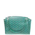 Goyard Green Goyardine Rouette Souple Tote Bag