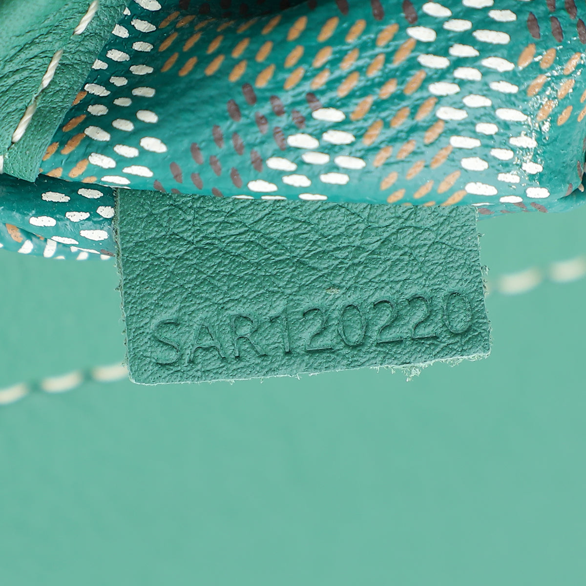 Goyard Green Goyardine Rouette Souple Tote Bag