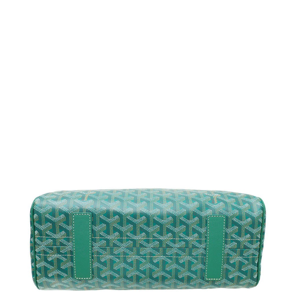 Goyard Green Goyardine Rouette Souple Tote Bag