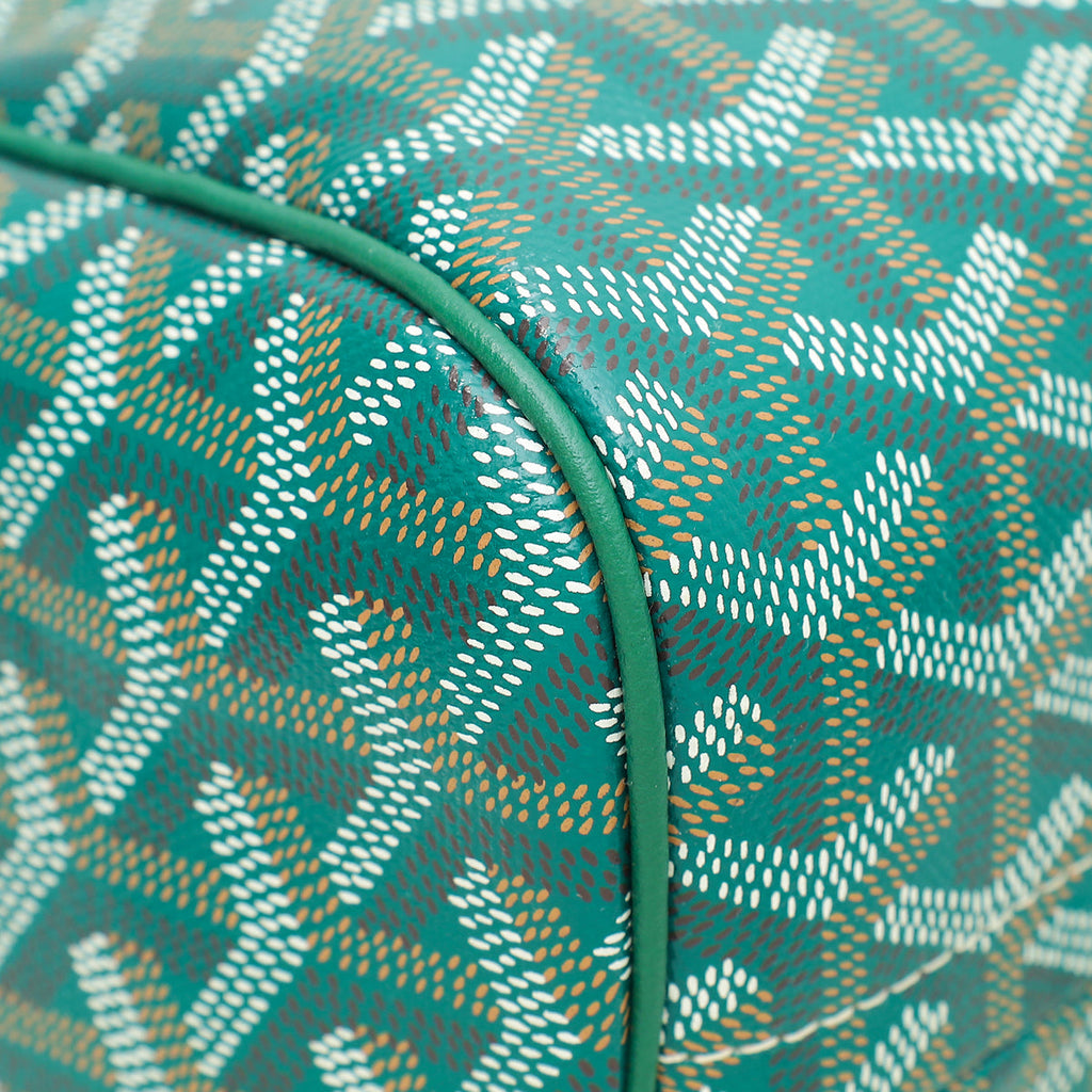 Goyard Green Goyardine Rouette Souple Tote Bag